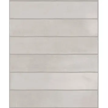 Wandtegel Luna Crème 5 cm x 25 cm keramiek 1,05 m²