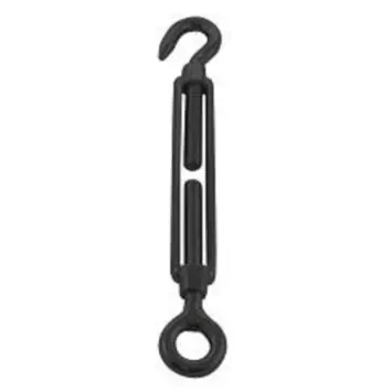 Spanner open behuizing m10 oog-haak RVS Zwart