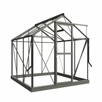 Royal Well Mary I kweekkas full option aluminium groengrijs 4,54 m²