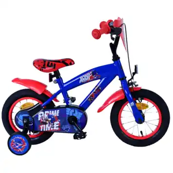 Sonic Prime kinderfiets blauw