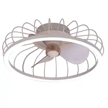 Brilliant plafondventilator Arezzo met lamp 36W beige