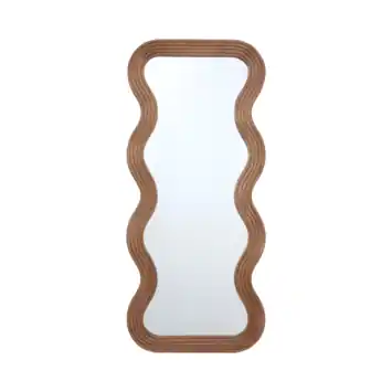 Spiegel houten frame bruin 60x135cm
