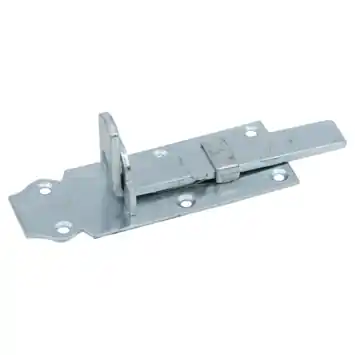 Waelbers schuif vlak 120 mm met slotoog verzinkt