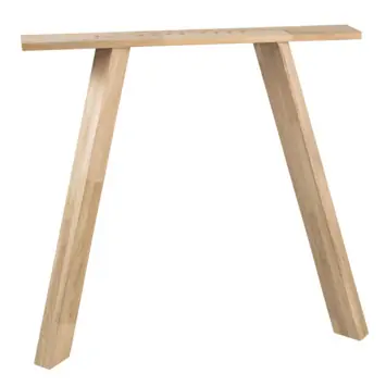 WOOOD tafelpoot Tablo 3-standenpoot vierkant eiken set 2 stuks