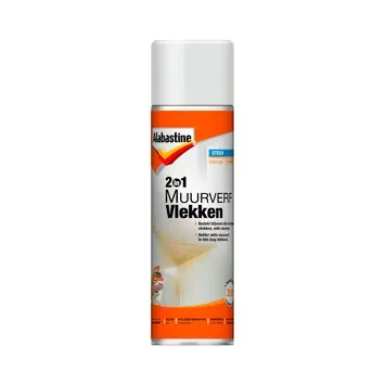 Alabastine 2in1 muurverf vlekken mat wit 500 ml