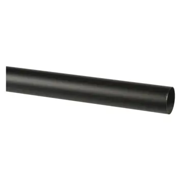 28 mm gordijnroede mat zwart 120 cm
