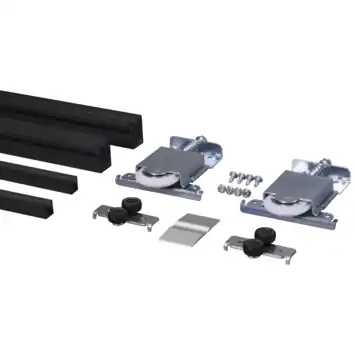 StoreMax Basic schuifdeurpakket R-60 - zwart - 280 x 100 cm
