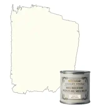 Rust-oleum Chalky Finish Meubelverf antiek wit 125 ml