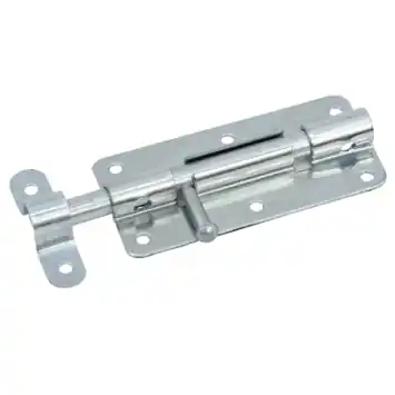 Waelbers schuifgrendel zware uitvoering 100 mm zwart