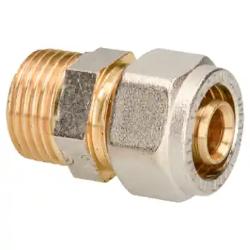 Sanivesk Meerlagen Knel Recht Overgang 16mmx1/2"M 3 stuks