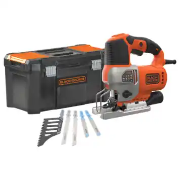 BLACK+DECKER decoupeerzaag BES610KAS-QS incl 5 zaagbladen