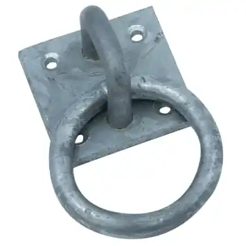 Aanlegring verzinkt 55x55 mm