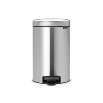 Brabantia NewIcon Prullenbak - 12 l - Matt Steel
