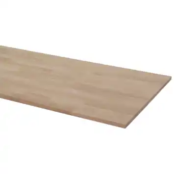 Timmerpaneel massief eiken 250x60 cm dikte 18 mm
