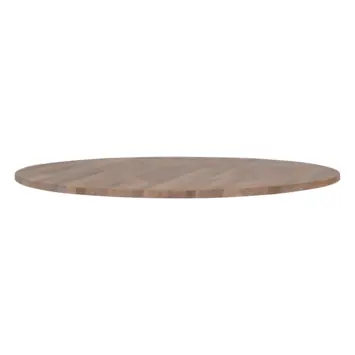 WOOOD tafelblad Tablo rond eikenhout vergrijsd Ø 120 cm