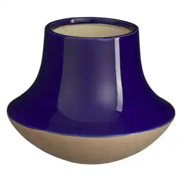 Vaas blauw - h20xd25cm