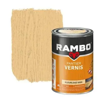 Rambo Pantser vernis mat kleurloos 1,25 liter