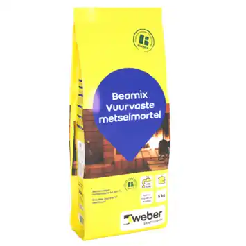 Weber Beamix metselmortel vuurvast grijs 5 kg
