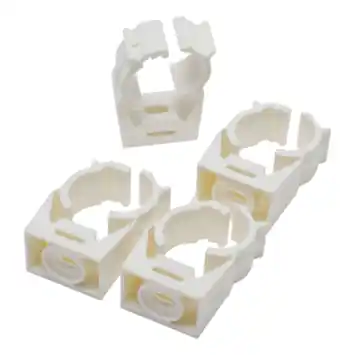 Sanivesk Zadel + Klikbevestiging 14-18mm Wit 4 stuks