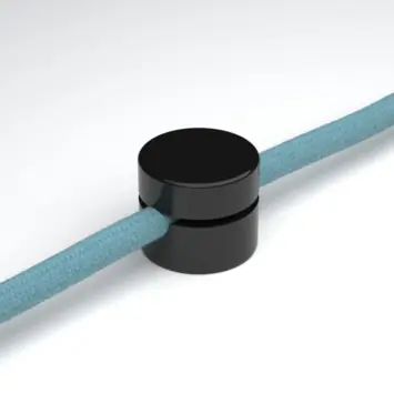 Universele kabelklem zwart plastic 2pack