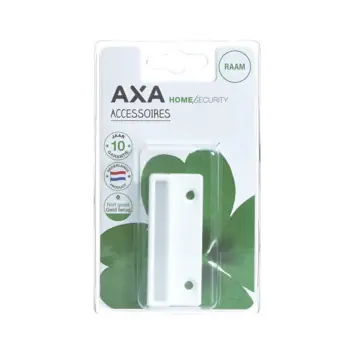AXA sluitplaat vlak wit gelakt