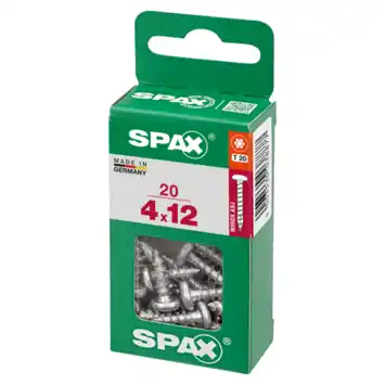 Spax schroef bolkop wirox 4,5x12 mm 20 stuks