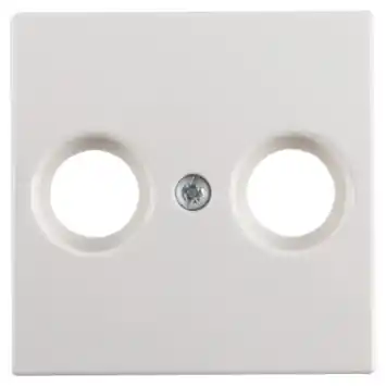Busch-Jaeger Balance SI Centraalplaat Radio/TV Wit