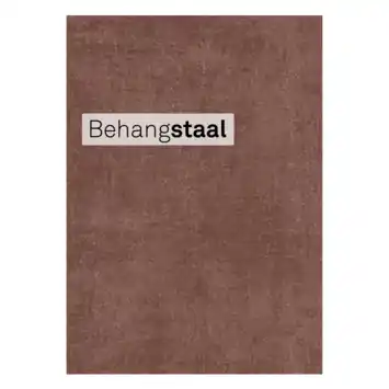 Behangstaal Le Noir & Blanc vliesbehang uni terra (dessin 125073)