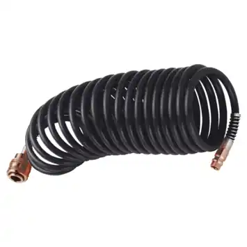 Stanley luchtslang spiraal Ø6x8mm 5 meter met snelkoppelingen