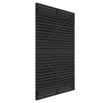 Tuinpoort Andalusië grenen hout horizontaal zwart 178 x 99 cm