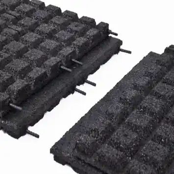 Verbindingspennen voor rubber- en kunstgrastegel - 24 stuks
