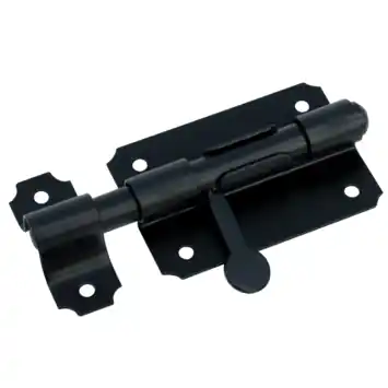 Waelbers schuifgrendel 80 mm zwart