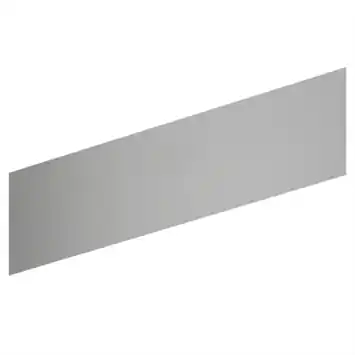Trapkant aluminium mat zilver 24,5x10x1000x1,5mm