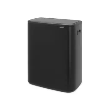 Brabantia Bo Touch Bin Prullenbak - 60 liter - Matt Zwart