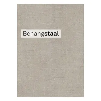 Behangstaal Le Noir & Blanc vliesbehang uni zand (dessin 4081-11)