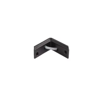 Waelbers stoelhoek 40 x 40 mm zwart 4 stuks