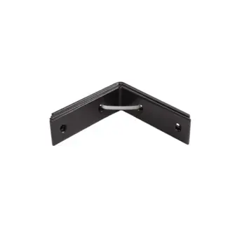 Waelbers stoelhoek 70 x 70 mm zwart 4 stuks