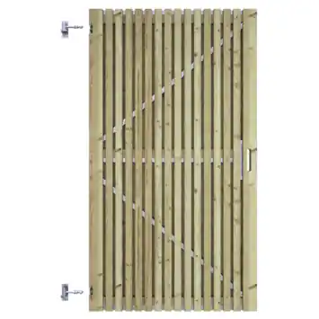 Tuinpoort Andalusië grenen hout verticaal 178 x 99 cm