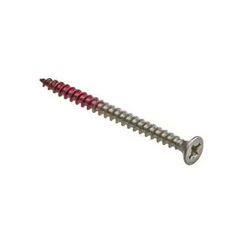 Rotadrill schroef universeel platkop PZ2 RVS 4x40 mm 100 stuks