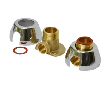 Sanivesk Soldeer Muurplaat 3/4"x15mm 2 stuks