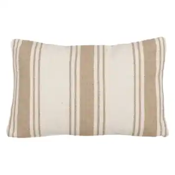 Sierkussen streep beige - l55xb35xh10cm