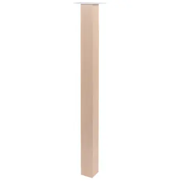 Duraline tafelpoot naturel hout 5x5x72 cm