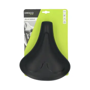 Dresco Fietszadel City Holland Gel Zwart