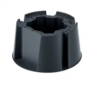 Voet regenton Waterform 210-360L zwart