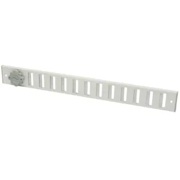 Sanivesk afsluitbaar schuifrooster aluminium wit 37x4 cm
