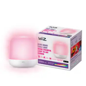 WiZ Connected LED tafellamp wit Hero kleur licht dimbaar