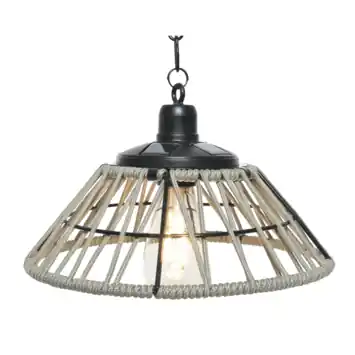 Solar hanglamp rotan