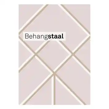 Behangstaal vliesbehang losanges rose (dessin 106156)