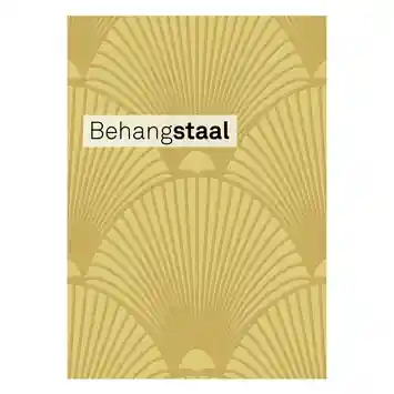 Behangstaal vliesbehang weona oker (dessin 106994)
