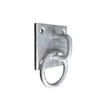Aanlegring verzinkt 100x100 mm